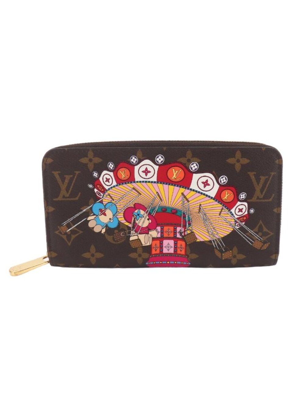 Louis Vuitton Vivienne Monogram Zippy Wallet Zip Around